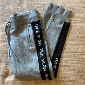 Grey True Religion joggers